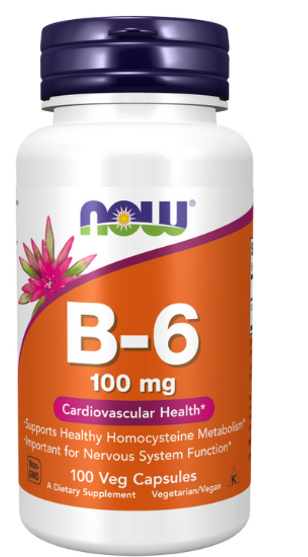 Now Vitamin B6, 100mg 100VC